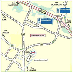 PLan d'accueil &agrave; Cormontreuil
