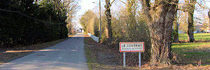 Le Coudray (44). Entr&eacute;e du site